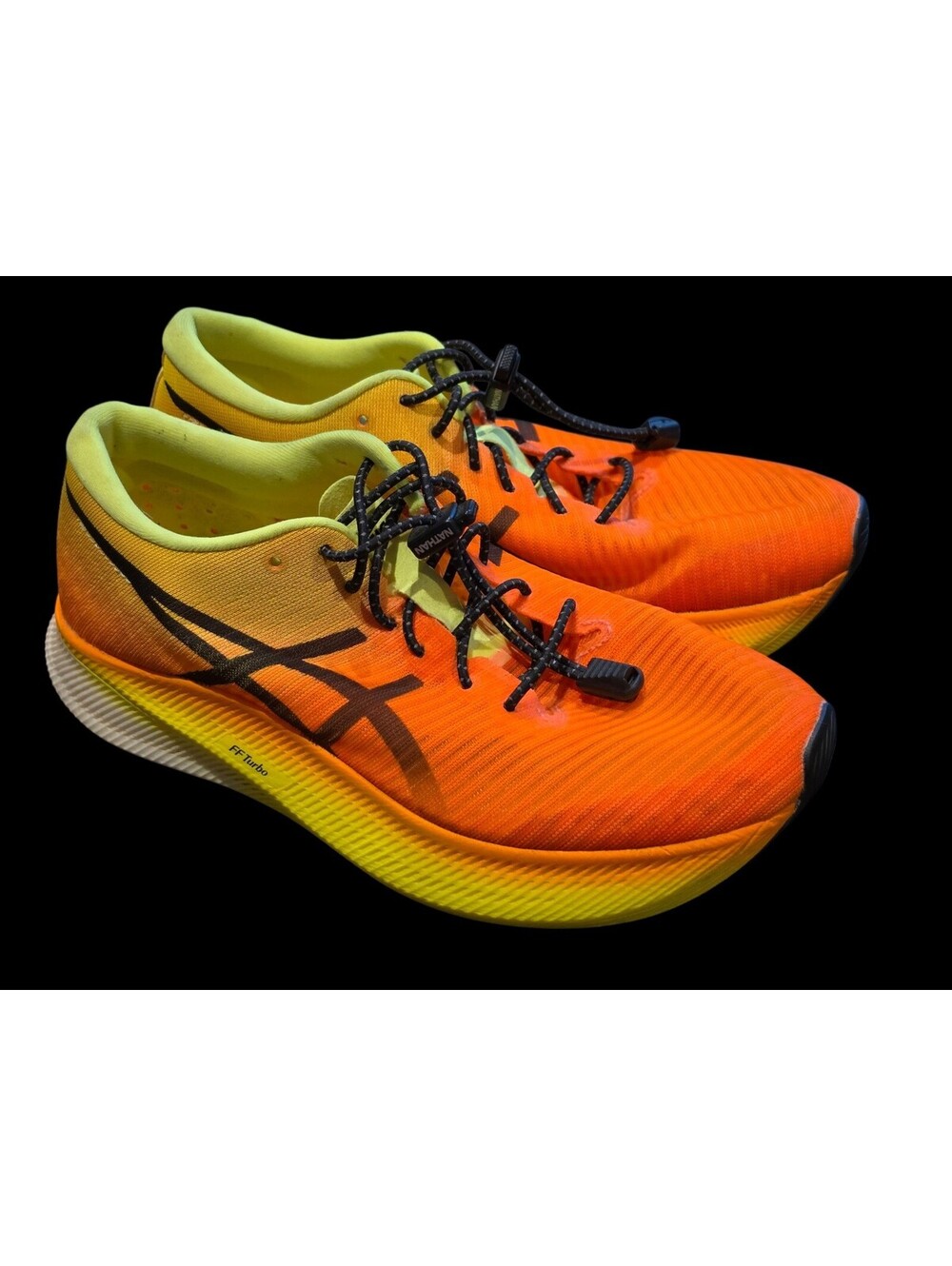 Asics Shoes - 2023 Metaspeed Sky Shocking Orange Black - Sz 8.5 Wmns - Yellow